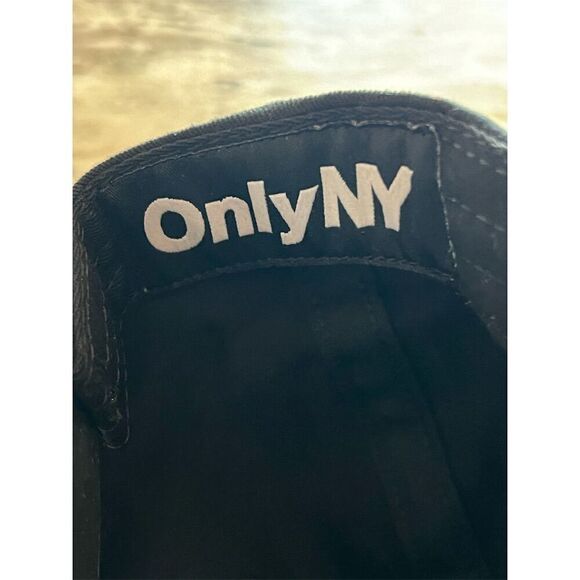 Only NY Unisex Black Embroidered Red Box Running Cap Adjustable Strap - Picture 6 of 8